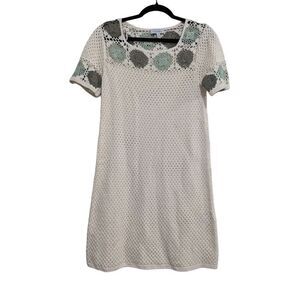 & other stories floral crochet mini dress Small